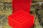 Коробка пластиковая "Superduck", 12 кал. 25 шт., красная