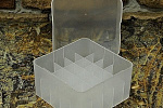 Коробка пластиковая "Superduck", 12 кал. 25 шт., прозрач.